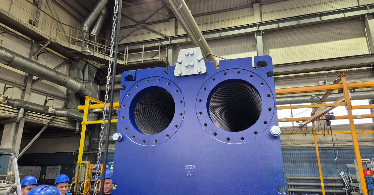 Теплообменник максимального типоразмера для многопрофильного научного центра